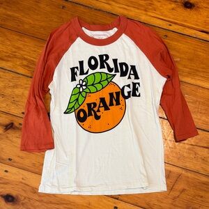 Big Bud Press Florida Orange Raglan Tee